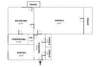 Budapest IX. kerület Apartment (Sliding shutter) 11