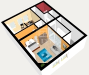 Kismaros Lakás (téglaépítésű) 9