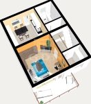 Kismaros Lakás (téglaépítésű) 6