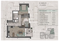 Budapest XIII. kerület Квартира (кирпичная) 6