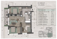 Budapest XIII. kerület Квартира (кирпичная) 6