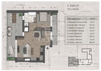 Budapest XIII. kerület Квартира (кирпичная) 6